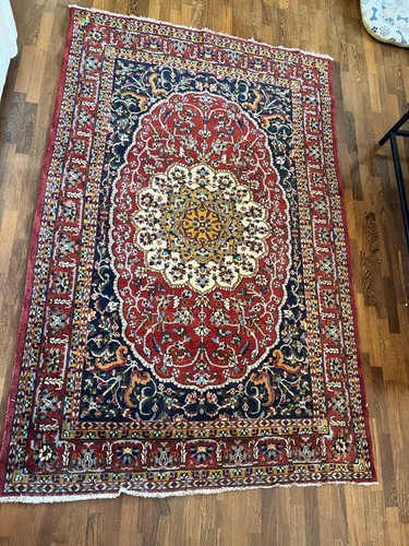 Tappeto keshan rosso blu - tappeto,