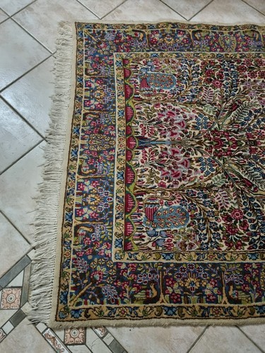 Tappeto persiano kirman laver - persiano,